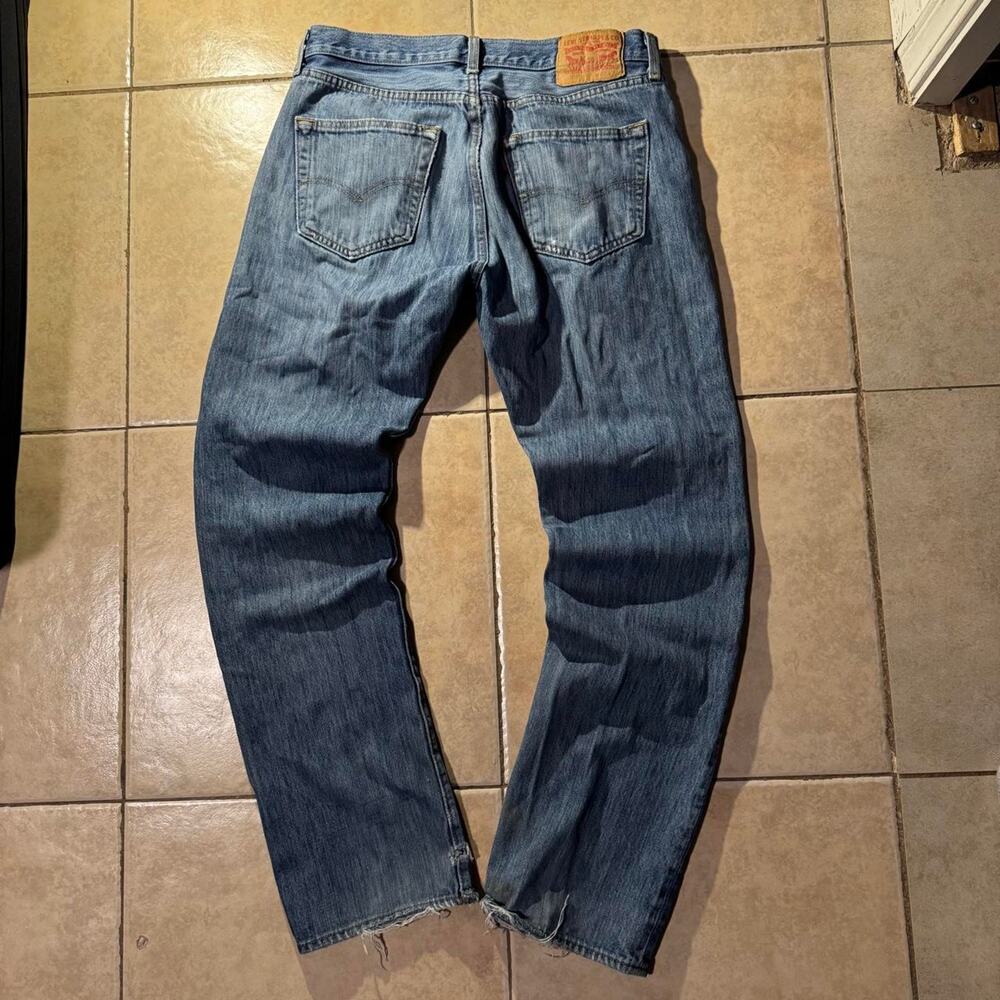 Vintage y2k levis 501 blue denim jeans Size 33 in mens
